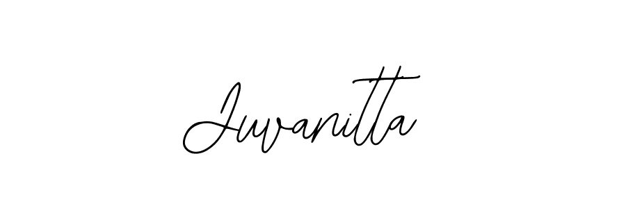 Use a signature maker to create a handwritten signature online. With this signature software, you can design (Bearetta-2O07w) your own signature for name Juvanitta. Juvanitta signature style 12 images and pictures png