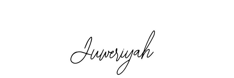 Design your own signature with our free online signature maker. With this signature software, you can create a handwritten (Bearetta-2O07w) signature for name Juweriyah. Juweriyah signature style 12 images and pictures png