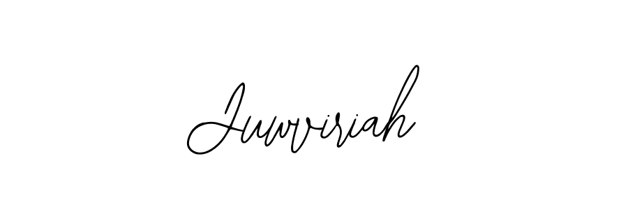 How to make Juwviriah signature? Bearetta-2O07w is a professional autograph style. Create handwritten signature for Juwviriah name. Juwviriah signature style 12 images and pictures png