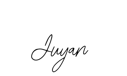 You should practise on your own different ways (Bearetta-2O07w) to write your name (Juyan) in signature. don't let someone else do it for you. Juyan signature style 12 images and pictures png