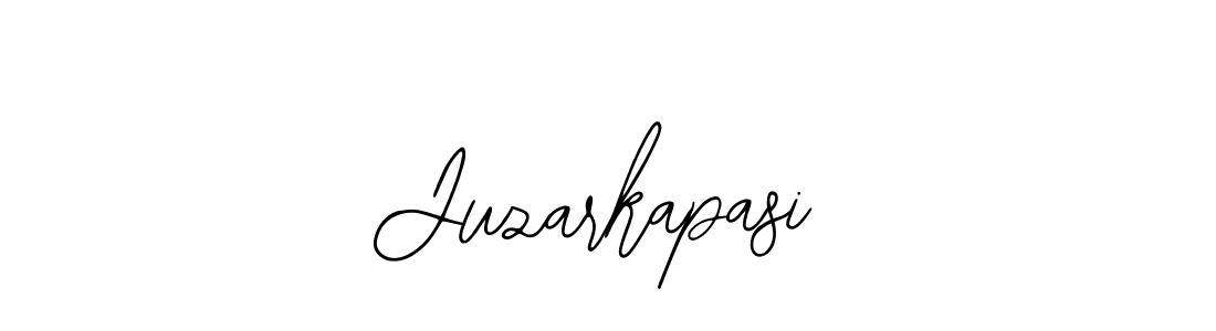 How to make Juzarkapasi name signature. Use Bearetta-2O07w style for creating short signs online. This is the latest handwritten sign. Juzarkapasi signature style 12 images and pictures png