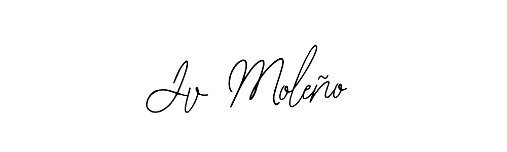 Design your own signature with our free online signature maker. With this signature software, you can create a handwritten (Bearetta-2O07w) signature for name Jv Moleño. Jv Moleño signature style 12 images and pictures png