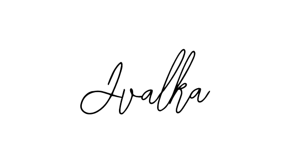 How to make Jvalka signature? Bearetta-2O07w is a professional autograph style. Create handwritten signature for Jvalka name. Jvalka signature style 12 images and pictures png