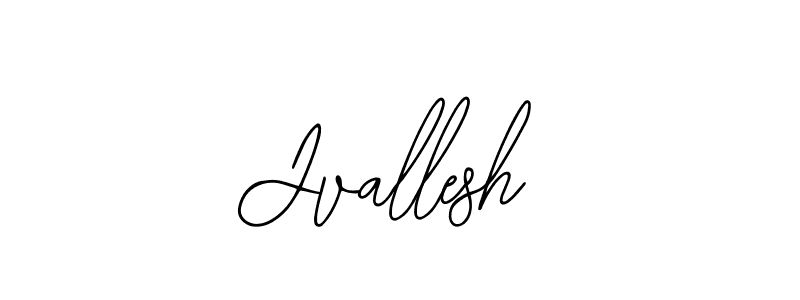 How to make Jvallesh name signature. Use Bearetta-2O07w style for creating short signs online. This is the latest handwritten sign. Jvallesh signature style 12 images and pictures png