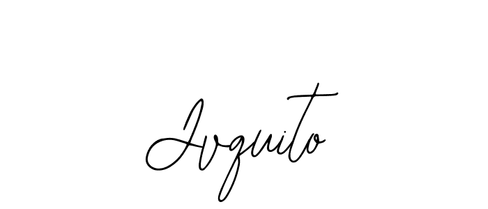 How to make Jvquito name signature. Use Bearetta-2O07w style for creating short signs online. This is the latest handwritten sign. Jvquito signature style 12 images and pictures png