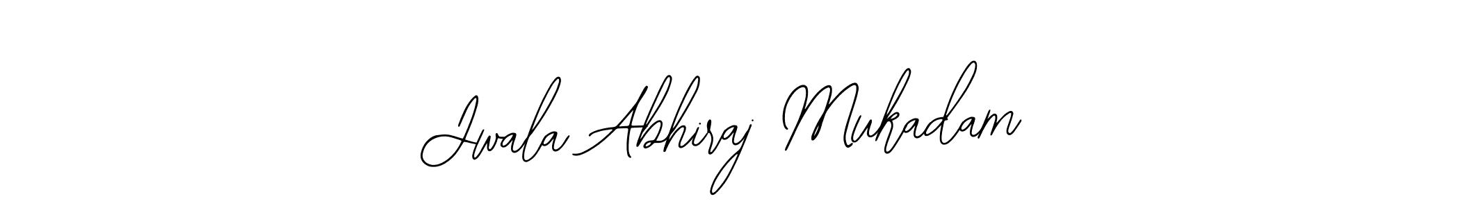 Make a beautiful signature design for name Jwala Abhiraj Mukadam. With this signature (Bearetta-2O07w) style, you can create a handwritten signature for free. Jwala Abhiraj Mukadam signature style 12 images and pictures png