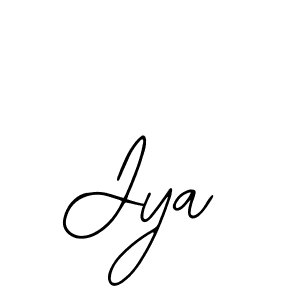 How to make Jya signature? Bearetta-2O07w is a professional autograph style. Create handwritten signature for Jya name. Jya signature style 12 images and pictures png