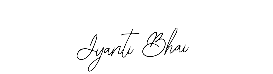 Bearetta-2O07w is a professional signature style that is perfect for those who want to add a touch of class to their signature. It is also a great choice for those who want to make their signature more unique. Get Jyanti Bhai name to fancy signature for free. Jyanti Bhai signature style 12 images and pictures png