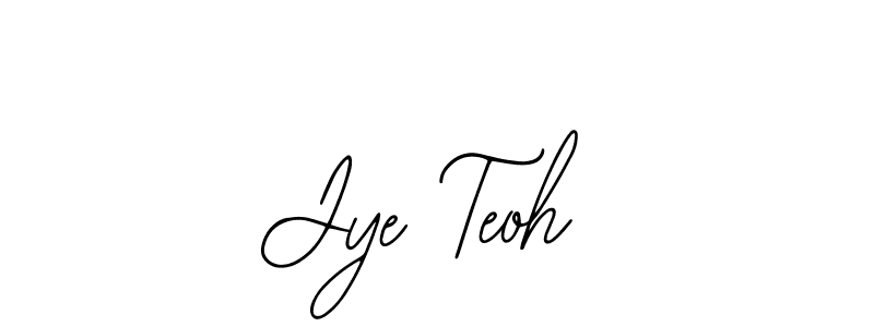 Use a signature maker to create a handwritten signature online. With this signature software, you can design (Bearetta-2O07w) your own signature for name Jye Teoh. Jye Teoh signature style 12 images and pictures png