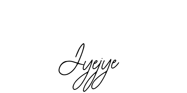 How to make Jyejye name signature. Use Bearetta-2O07w style for creating short signs online. This is the latest handwritten sign. Jyejye signature style 12 images and pictures png