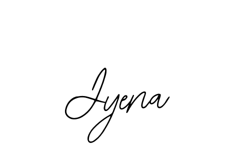 Use a signature maker to create a handwritten signature online. With this signature software, you can design (Bearetta-2O07w) your own signature for name Jyena. Jyena signature style 12 images and pictures png