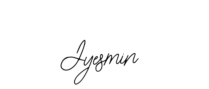 You should practise on your own different ways (Bearetta-2O07w) to write your name (Jyesmin) in signature. don't let someone else do it for you. Jyesmin signature style 12 images and pictures png