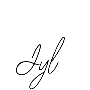 if you are searching for the best signature style for your name Jyl. so please give up your signature search. here we have designed multiple signature styles  using Bearetta-2O07w. Jyl signature style 12 images and pictures png