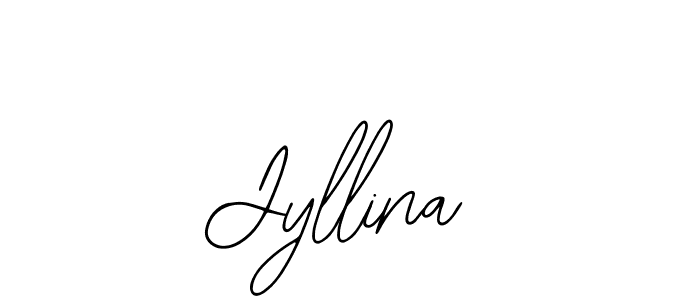 The best way (Bearetta-2O07w) to make a short signature is to pick only two or three words in your name. The name Jyllina include a total of six letters. For converting this name. Jyllina signature style 12 images and pictures png