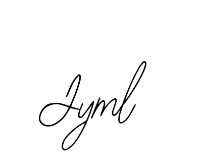 The best way (Bearetta-2O07w) to make a short signature is to pick only two or three words in your name. The name Jyml include a total of six letters. For converting this name. Jyml signature style 12 images and pictures png