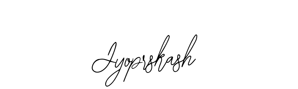 Make a beautiful signature design for name Jyoprskash. With this signature (Bearetta-2O07w) style, you can create a handwritten signature for free. Jyoprskash signature style 12 images and pictures png