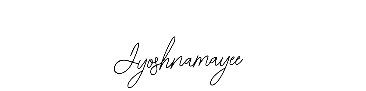 You should practise on your own different ways (Bearetta-2O07w) to write your name (Jyoshnamayee) in signature. don't let someone else do it for you. Jyoshnamayee signature style 12 images and pictures png