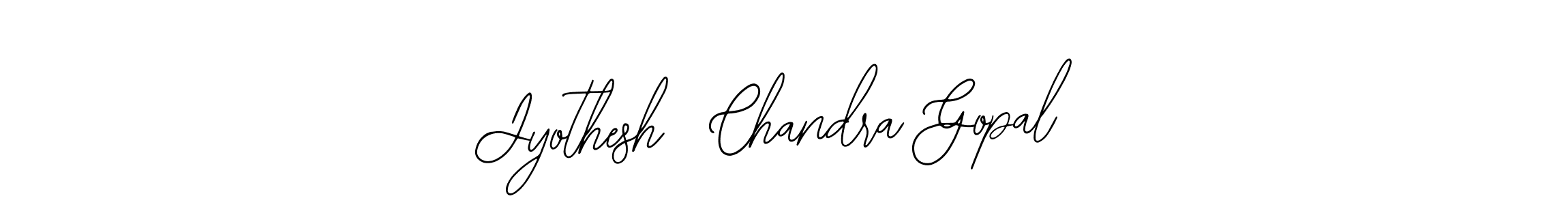 Design your own signature with our free online signature maker. With this signature software, you can create a handwritten (Bearetta-2O07w) signature for name Jyothesh  Chandra Gopal. Jyothesh  Chandra Gopal signature style 12 images and pictures png