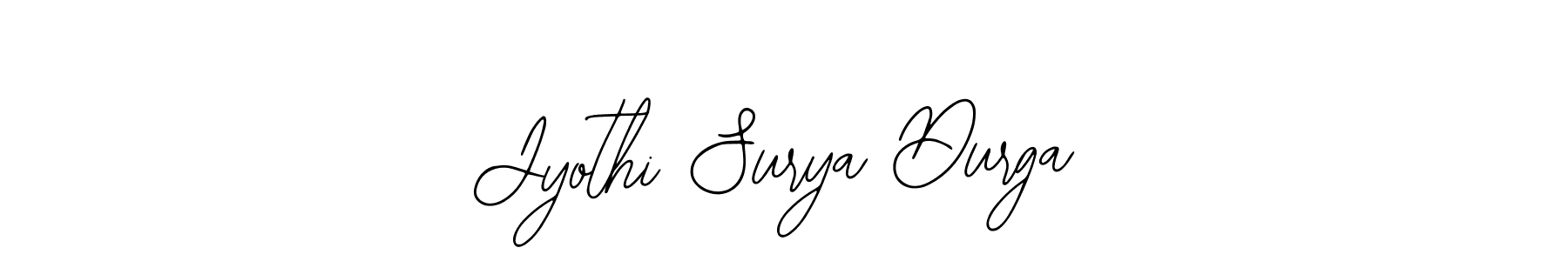Use a signature maker to create a handwritten signature online. With this signature software, you can design (Bearetta-2O07w) your own signature for name Jyothi Surya Durga. Jyothi Surya Durga signature style 12 images and pictures png