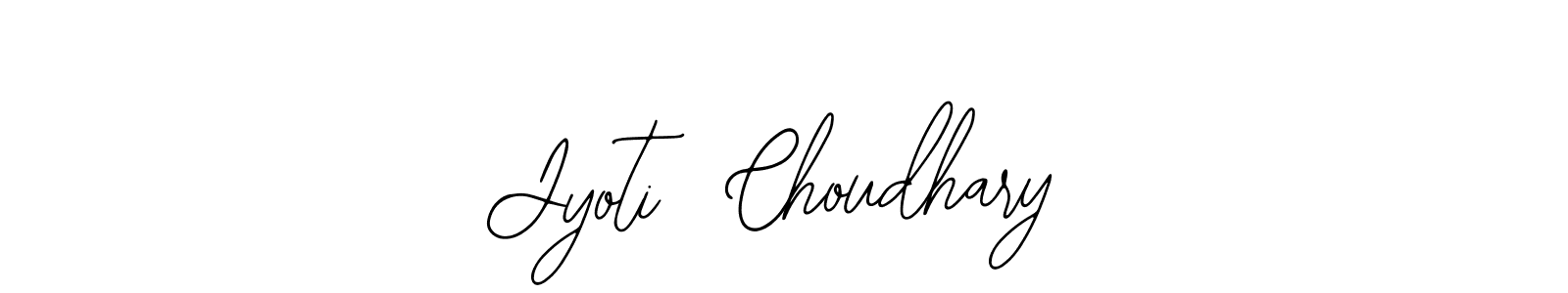 How to make Jyoti  Choudhary signature? Bearetta-2O07w is a professional autograph style. Create handwritten signature for Jyoti  Choudhary name. Jyoti  Choudhary signature style 12 images and pictures png