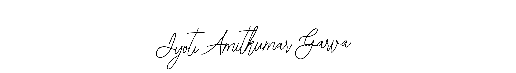 How to make Jyoti Amitkumar Garva name signature. Use Bearetta-2O07w style for creating short signs online. This is the latest handwritten sign. Jyoti Amitkumar Garva signature style 12 images and pictures png