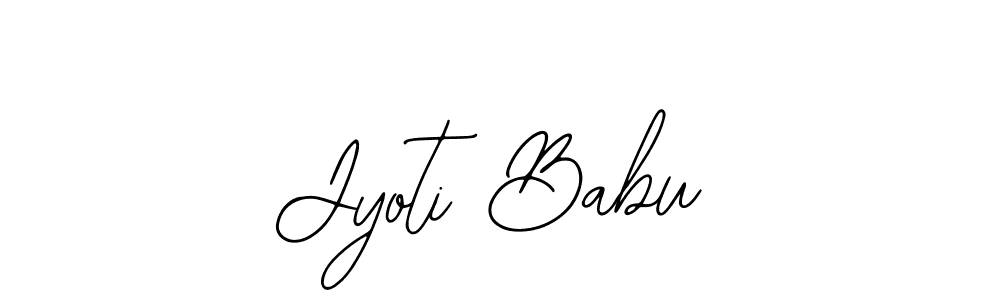 The best way (Bearetta-2O07w) to make a short signature is to pick only two or three words in your name. The name Jyoti Babu include a total of six letters. For converting this name. Jyoti Babu signature style 12 images and pictures png