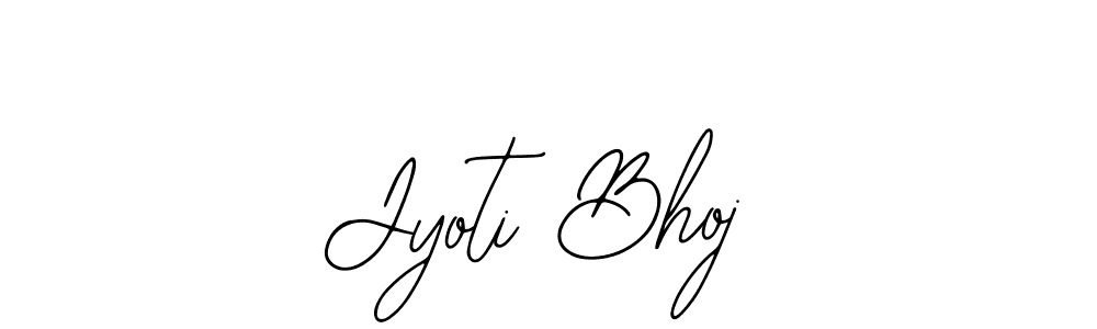 You should practise on your own different ways (Bearetta-2O07w) to write your name (Jyoti Bhoj) in signature. don't let someone else do it for you. Jyoti Bhoj signature style 12 images and pictures png