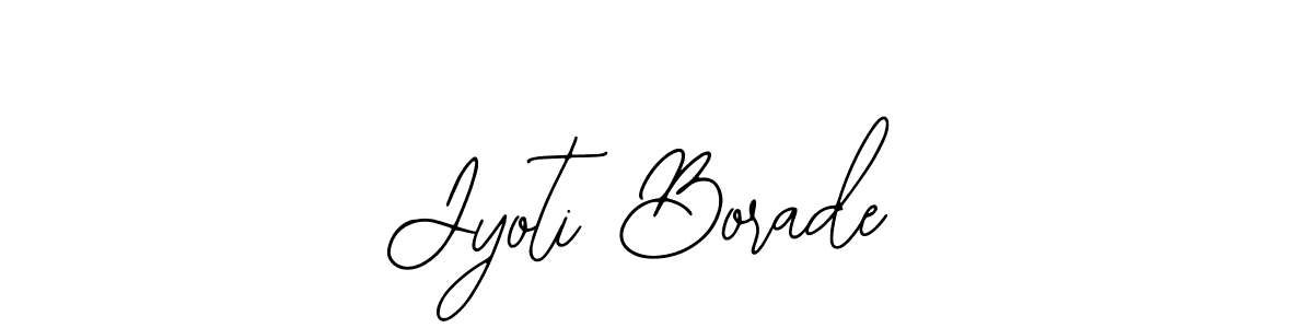 Bearetta-2O07w is a professional signature style that is perfect for those who want to add a touch of class to their signature. It is also a great choice for those who want to make their signature more unique. Get Jyoti Borade name to fancy signature for free. Jyoti Borade signature style 12 images and pictures png