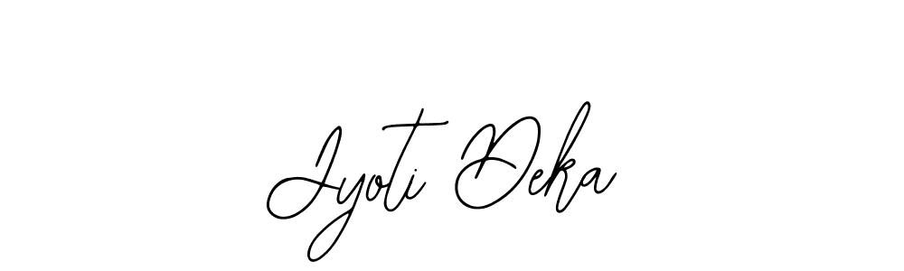 You can use this online signature creator to create a handwritten signature for the name Jyoti Deka. This is the best online autograph maker. Jyoti Deka signature style 12 images and pictures png