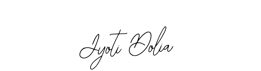 How to make Jyoti Dolia signature? Bearetta-2O07w is a professional autograph style. Create handwritten signature for Jyoti Dolia name. Jyoti Dolia signature style 12 images and pictures png