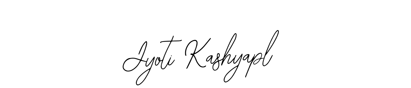 Also You can easily find your signature by using the search form. We will create Jyoti Kashyapl name handwritten signature images for you free of cost using Bearetta-2O07w sign style. Jyoti Kashyapl signature style 12 images and pictures png