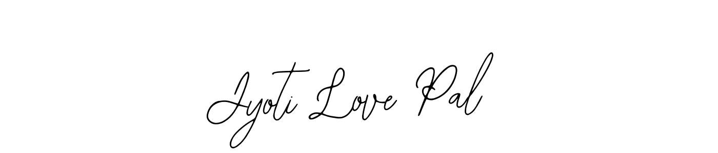 How to make Jyoti Love Pal name signature. Use Bearetta-2O07w style for creating short signs online. This is the latest handwritten sign. Jyoti Love Pal signature style 12 images and pictures png