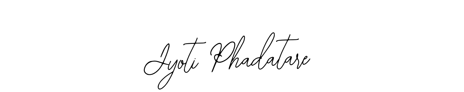 Create a beautiful signature design for name Jyoti Phadatare. With this signature (Bearetta-2O07w) fonts, you can make a handwritten signature for free. Jyoti Phadatare signature style 12 images and pictures png