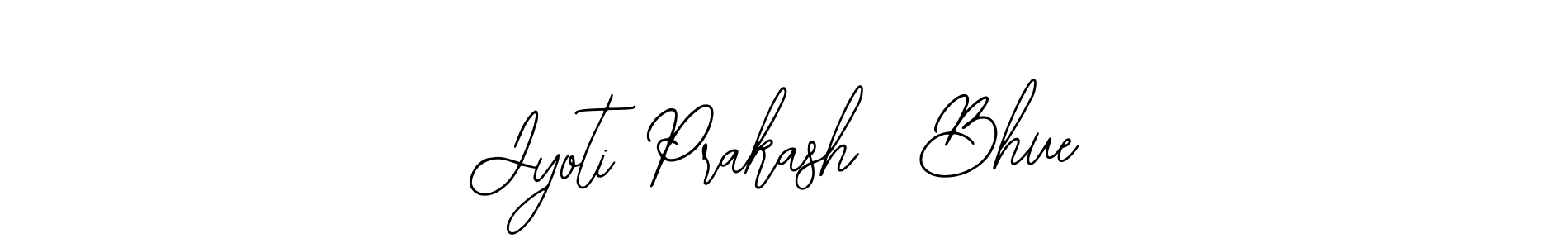 You should practise on your own different ways (Bearetta-2O07w) to write your name (Jyoti Prakash  Bhue) in signature. don't let someone else do it for you. Jyoti Prakash  Bhue signature style 12 images and pictures png