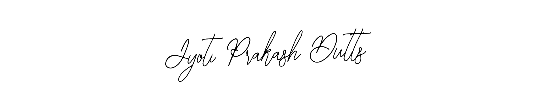 The best way (Bearetta-2O07w) to make a short signature is to pick only two or three words in your name. The name Jyoti Prakash Dutts include a total of six letters. For converting this name. Jyoti Prakash Dutts signature style 12 images and pictures png