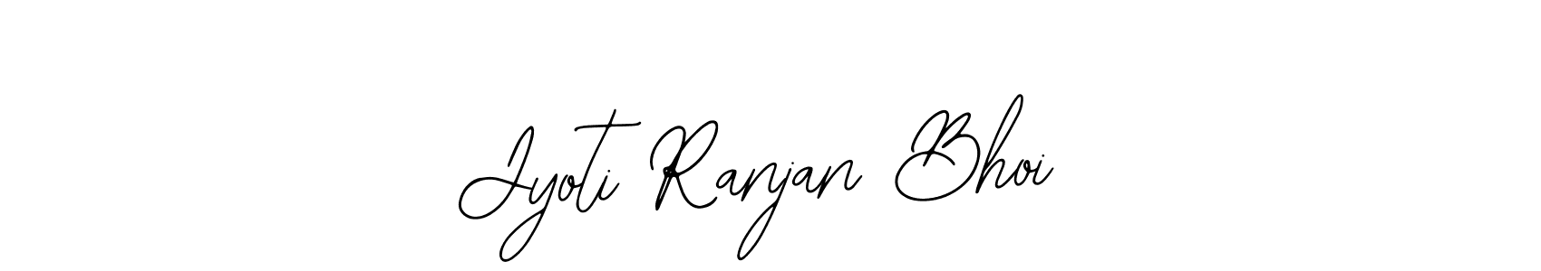 You should practise on your own different ways (Bearetta-2O07w) to write your name (Jyoti Ranjan Bhoi) in signature. don't let someone else do it for you. Jyoti Ranjan Bhoi signature style 12 images and pictures png