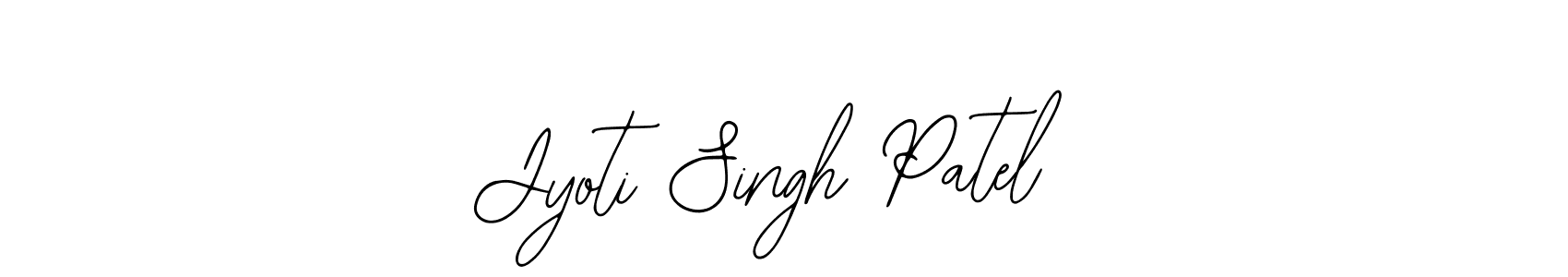 You should practise on your own different ways (Bearetta-2O07w) to write your name (Jyoti Singh Patel) in signature. don't let someone else do it for you. Jyoti Singh Patel signature style 12 images and pictures png