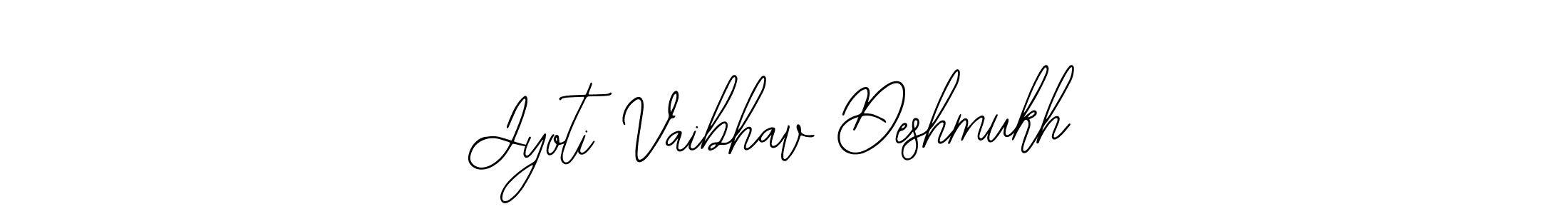 Make a beautiful signature design for name Jyoti Vaibhav Deshmukh. Use this online signature maker to create a handwritten signature for free. Jyoti Vaibhav Deshmukh signature style 12 images and pictures png