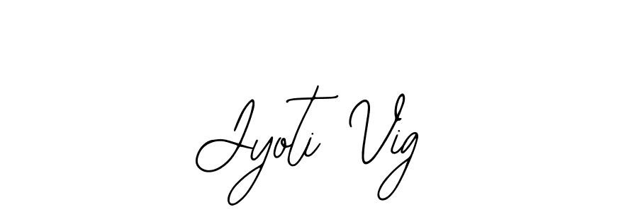 The best way (Bearetta-2O07w) to make a short signature is to pick only two or three words in your name. The name Jyoti Vig include a total of six letters. For converting this name. Jyoti Vig signature style 12 images and pictures png