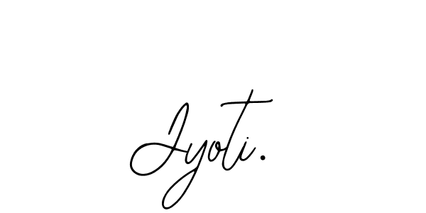 Design your own signature with our free online signature maker. With this signature software, you can create a handwritten (Bearetta-2O07w) signature for name Jyoti.. Jyoti. signature style 12 images and pictures png