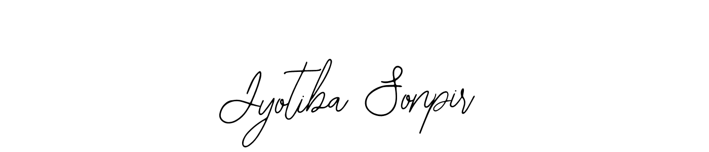 You should practise on your own different ways (Bearetta-2O07w) to write your name (Jyotiba Sonpir) in signature. don't let someone else do it for you. Jyotiba Sonpir signature style 12 images and pictures png