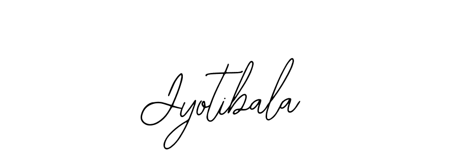 Design your own signature with our free online signature maker. With this signature software, you can create a handwritten (Bearetta-2O07w) signature for name Jyotibala. Jyotibala signature style 12 images and pictures png