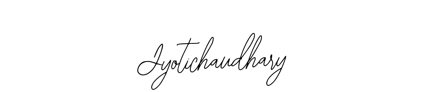 How to make Jyotichaudhary signature? Bearetta-2O07w is a professional autograph style. Create handwritten signature for Jyotichaudhary name. Jyotichaudhary signature style 12 images and pictures png