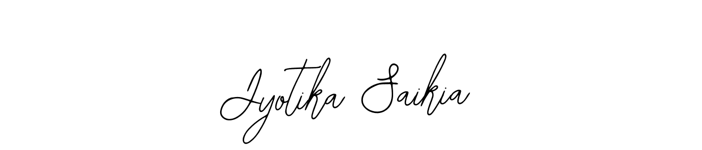 Create a beautiful signature design for name Jyotika Saikia. With this signature (Bearetta-2O07w) fonts, you can make a handwritten signature for free. Jyotika Saikia signature style 12 images and pictures png