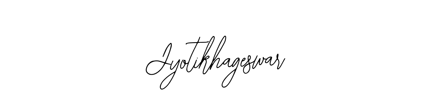 You should practise on your own different ways (Bearetta-2O07w) to write your name (Jyotikhageswar) in signature. don't let someone else do it for you. Jyotikhageswar signature style 12 images and pictures png