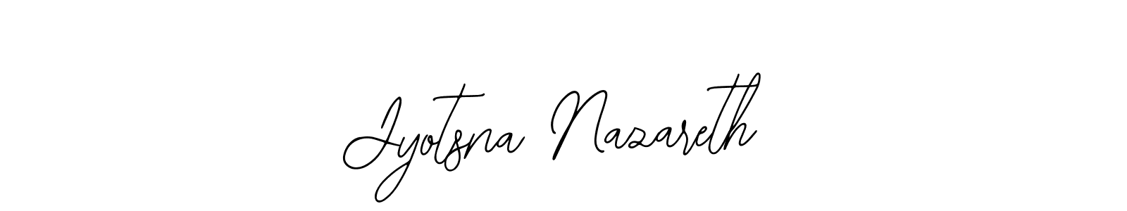 How to Draw Jyotsna Nazareth signature style? Bearetta-2O07w is a latest design signature styles for name Jyotsna Nazareth. Jyotsna Nazareth signature style 12 images and pictures png