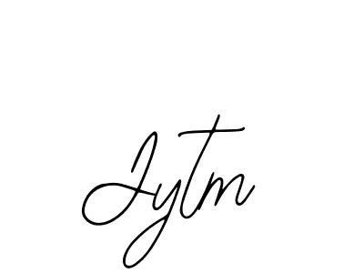 The best way (Bearetta-2O07w) to make a short signature is to pick only two or three words in your name. The name Jytm include a total of six letters. For converting this name. Jytm signature style 12 images and pictures png