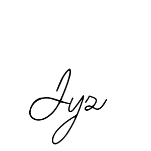 How to make Jyz signature? Bearetta-2O07w is a professional autograph style. Create handwritten signature for Jyz name. Jyz signature style 12 images and pictures png