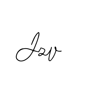 Use a signature maker to create a handwritten signature online. With this signature software, you can design (Bearetta-2O07w) your own signature for name Jzv. Jzv signature style 12 images and pictures png