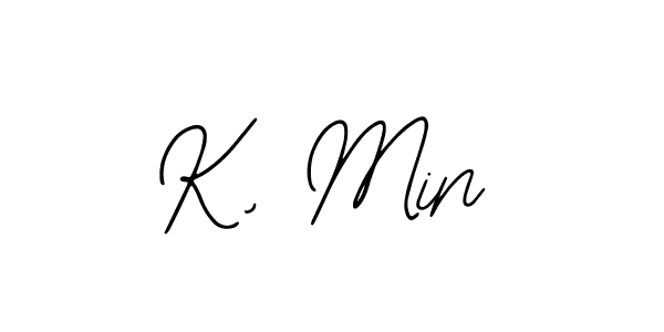 How to make K, Min signature? Bearetta-2O07w is a professional autograph style. Create handwritten signature for K, Min name. K, Min signature style 12 images and pictures png